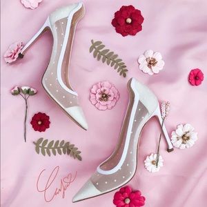 Dior White D’moi Mesh Pump